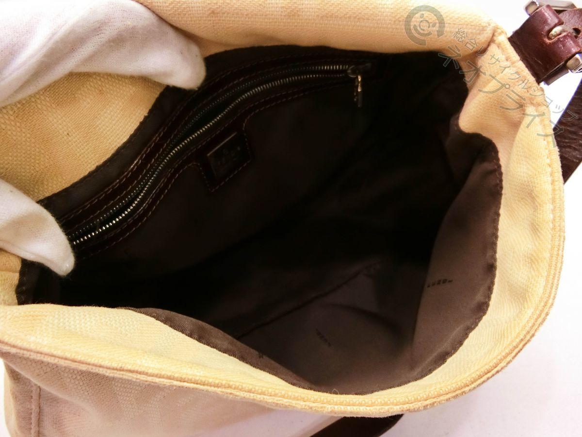 ◇A5026 FENDI フェンディ ズッカ柄 マンマ バケット ショルダー 