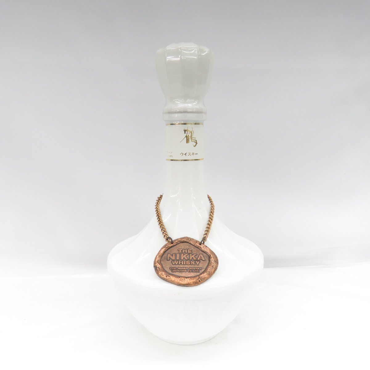 SALE，HOT 【未開栓】NIKKA ニッカ 鶴 陶器ボトル ウイスキー 750ml 43