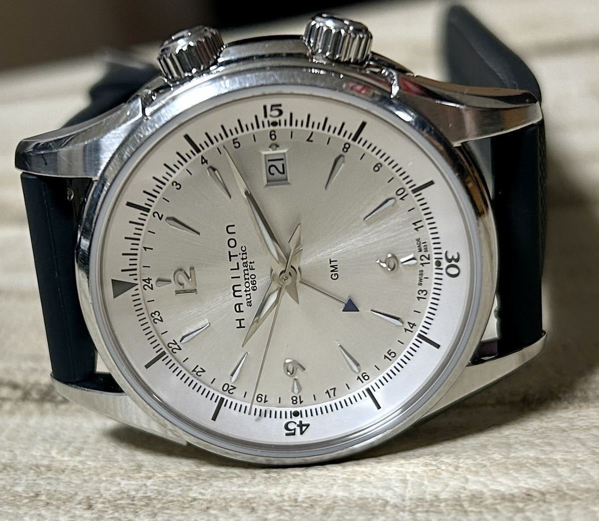 1円【HAMILTON】 ハミルトン メンズ腕時計 ジャズマスター viewmatic