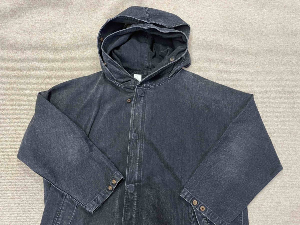 【N.HOOLYWOOD/エヌハリウッド】172-CO04-010 Collection Line Black Denim Hooded Coat ブラックデニム フーデッドコート ジャケット of and | Bias: Evaluating Crossover