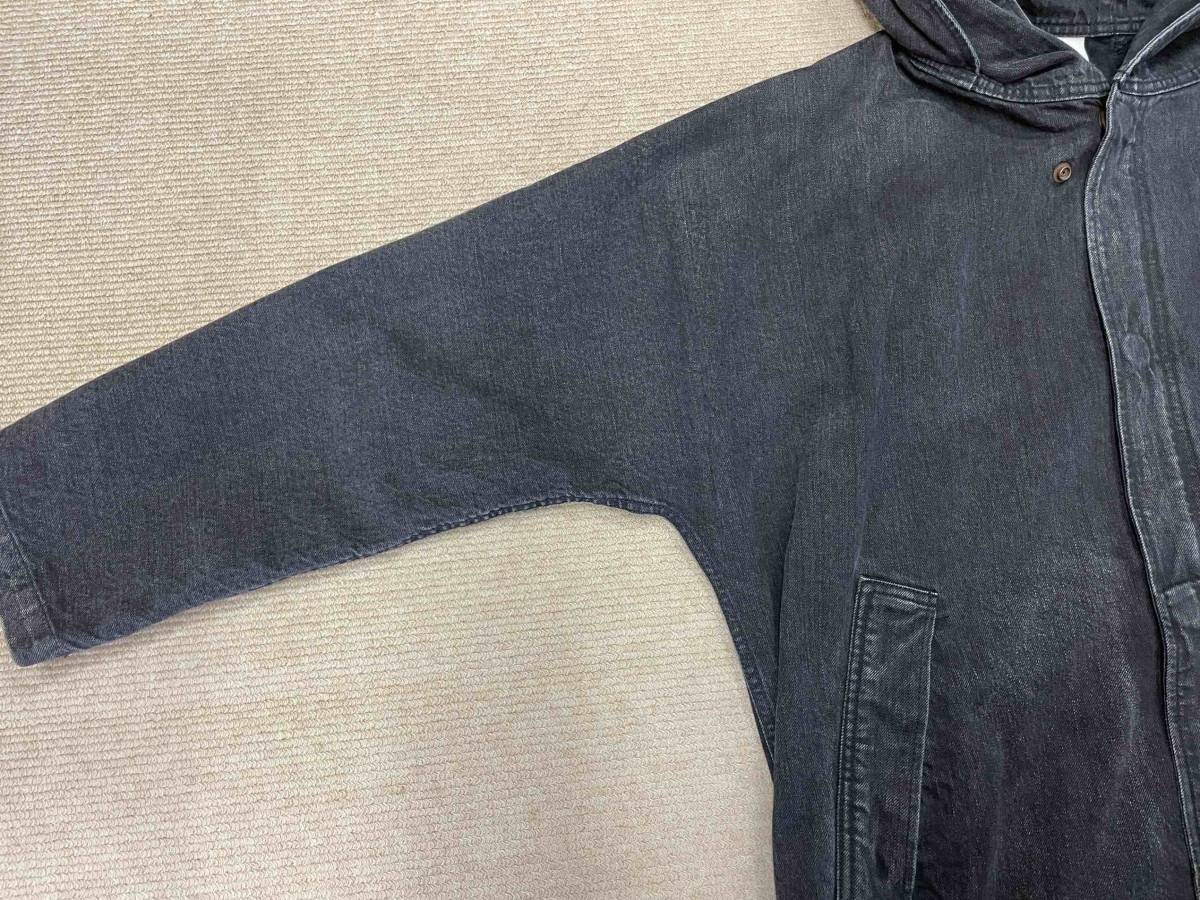 【N.HOOLYWOOD/エヌハリウッド】172-CO04-010 Collection Line Black Denim Hooded Coat ブラックデニム フーデッドコート ジャケット of and | Bias: Evaluating Crossover