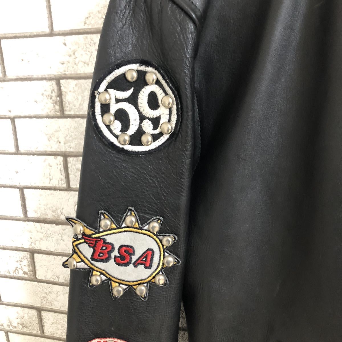 SILVER STONE シルバーストーン ライダースジャケット シングル 