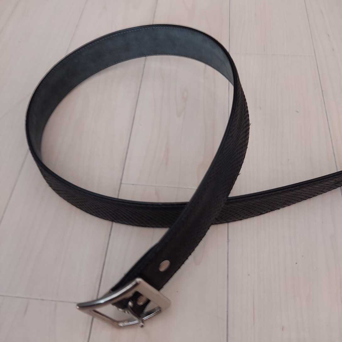 visvim ⁄ belt python Python パイソン レザー ビズビム グレー系