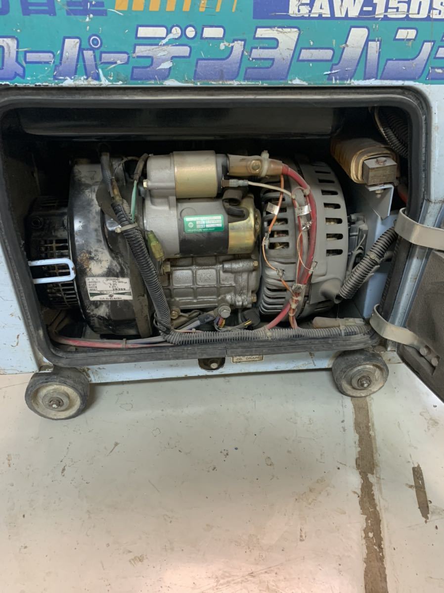 Denyo デンヨー GAW-150SS GA280DEWD1 エンジン溶接機&発電機 150A 2.5 