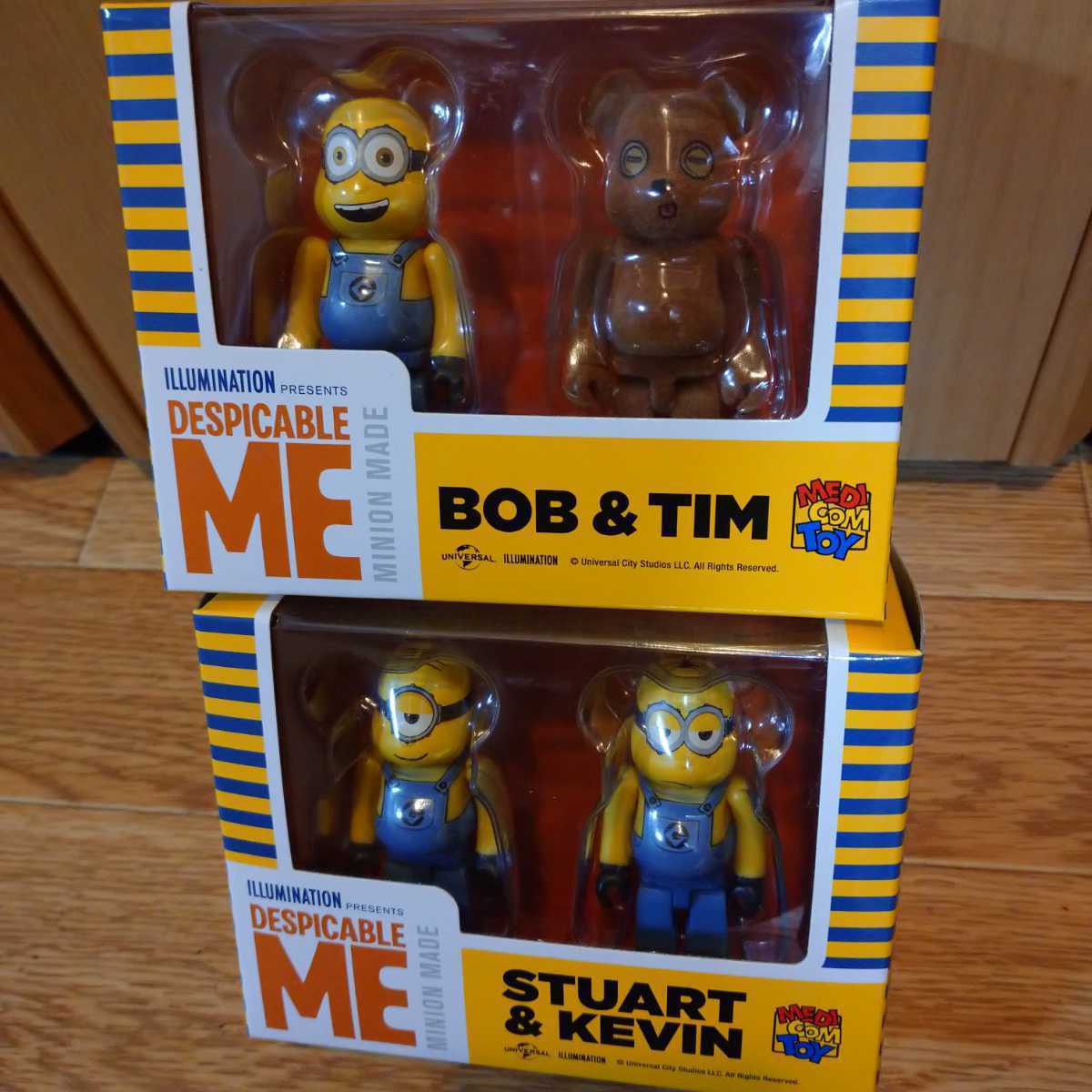 ベアブリック BE@RBRICK ミニオン DAVE & 100％ minions 