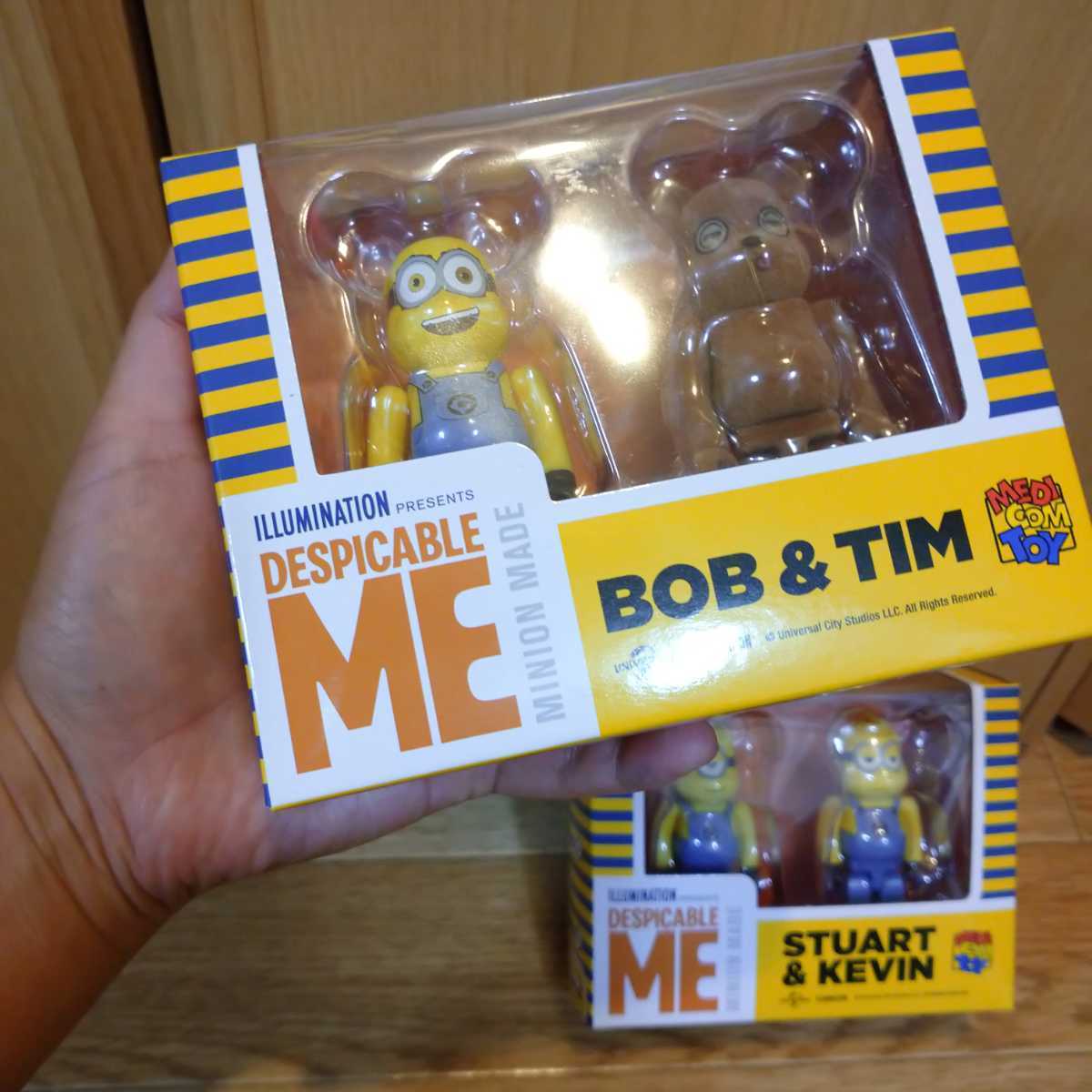 ベアブリック BE@RBRICK ミニオン DAVE & 100％ minions 