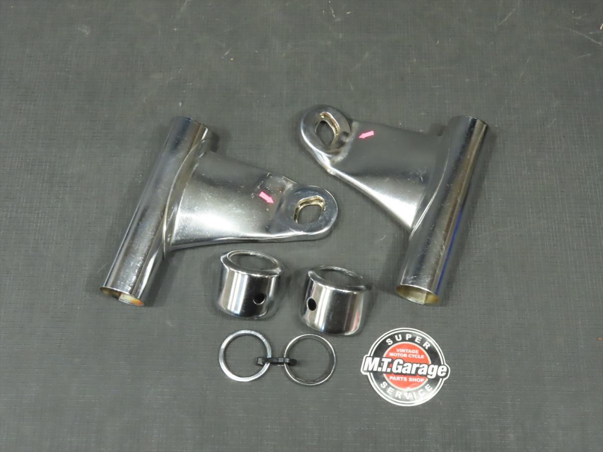 【新品】KH400 KH250 マッハ　カワサキ純正ライトステー 公式 ページ 新品 1975年 400SS S3A マッハ ヘッドライトステー
