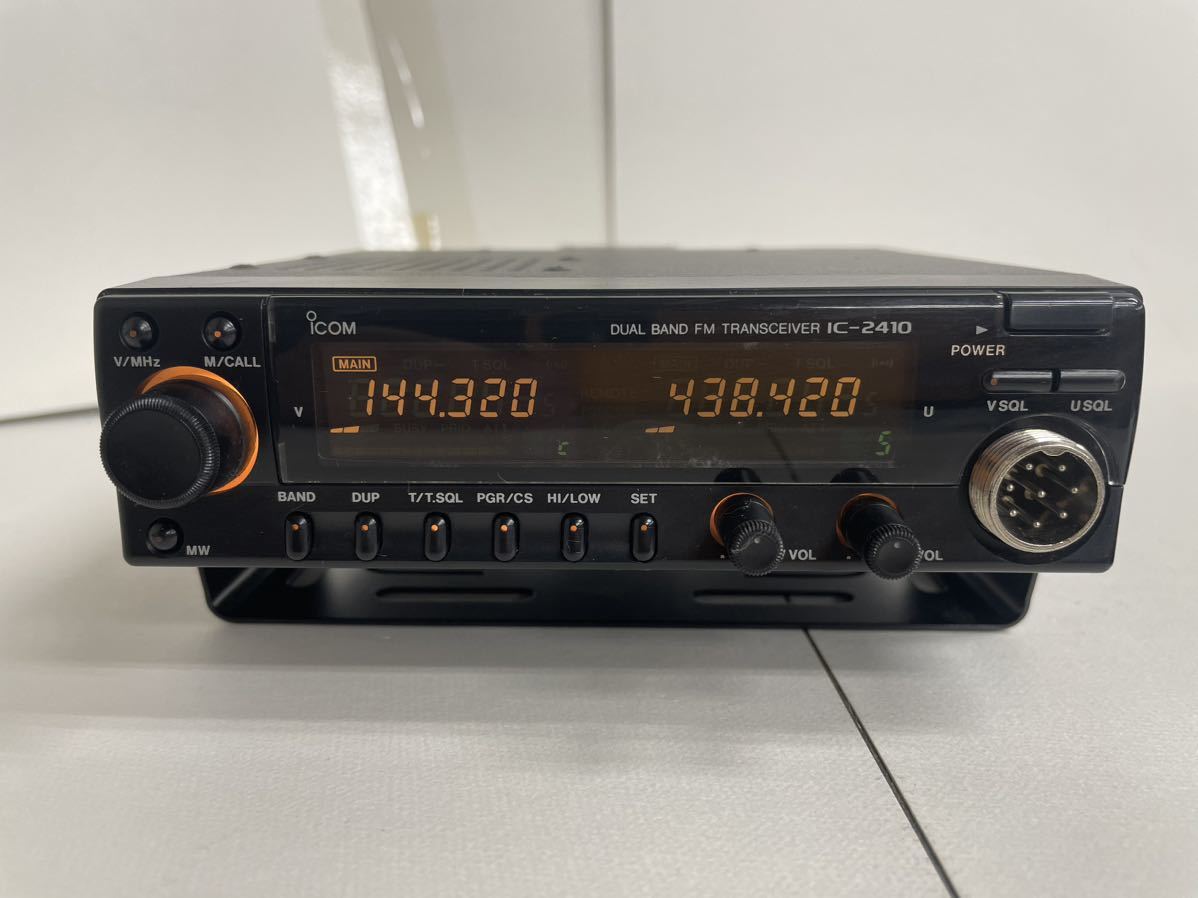 ICOM　IC-2410D　144/430MHz ラジオ　 HIパワー　完動品 ICOM IC-2410D 144/430MHz ラジオ HIパワー 完動品 ICOM IC-2410D 144