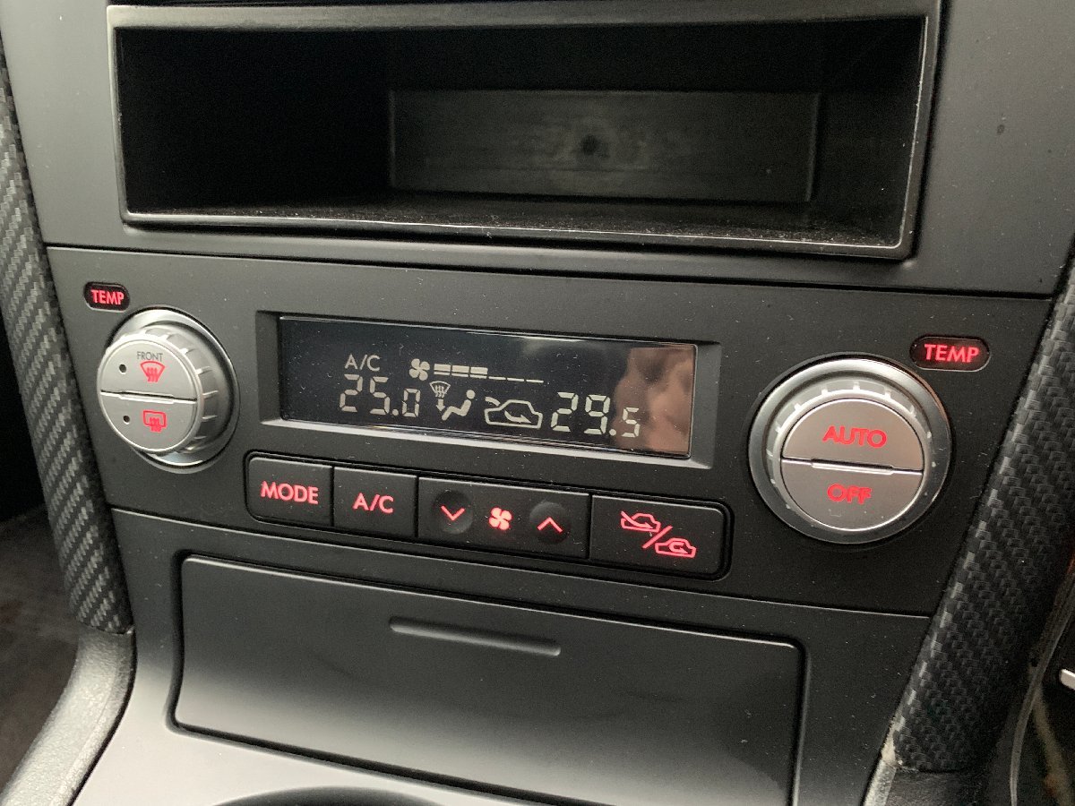 H19年 レガシィ BP5/BL5 後期 純正2DINオーディオパネル・配線 難有り 