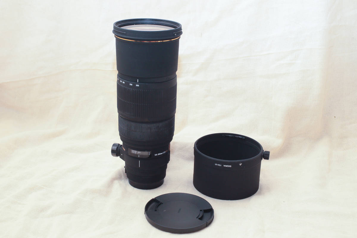 人気SALE，得価 光学系綺麗 シグマ SIGMA 120-300mm F2.8 APO EX HSM for Canon(キヤノン)｜売買されたオークション情報、yahooの商品情報をアーカイブ公開 - オークファン キヤノン