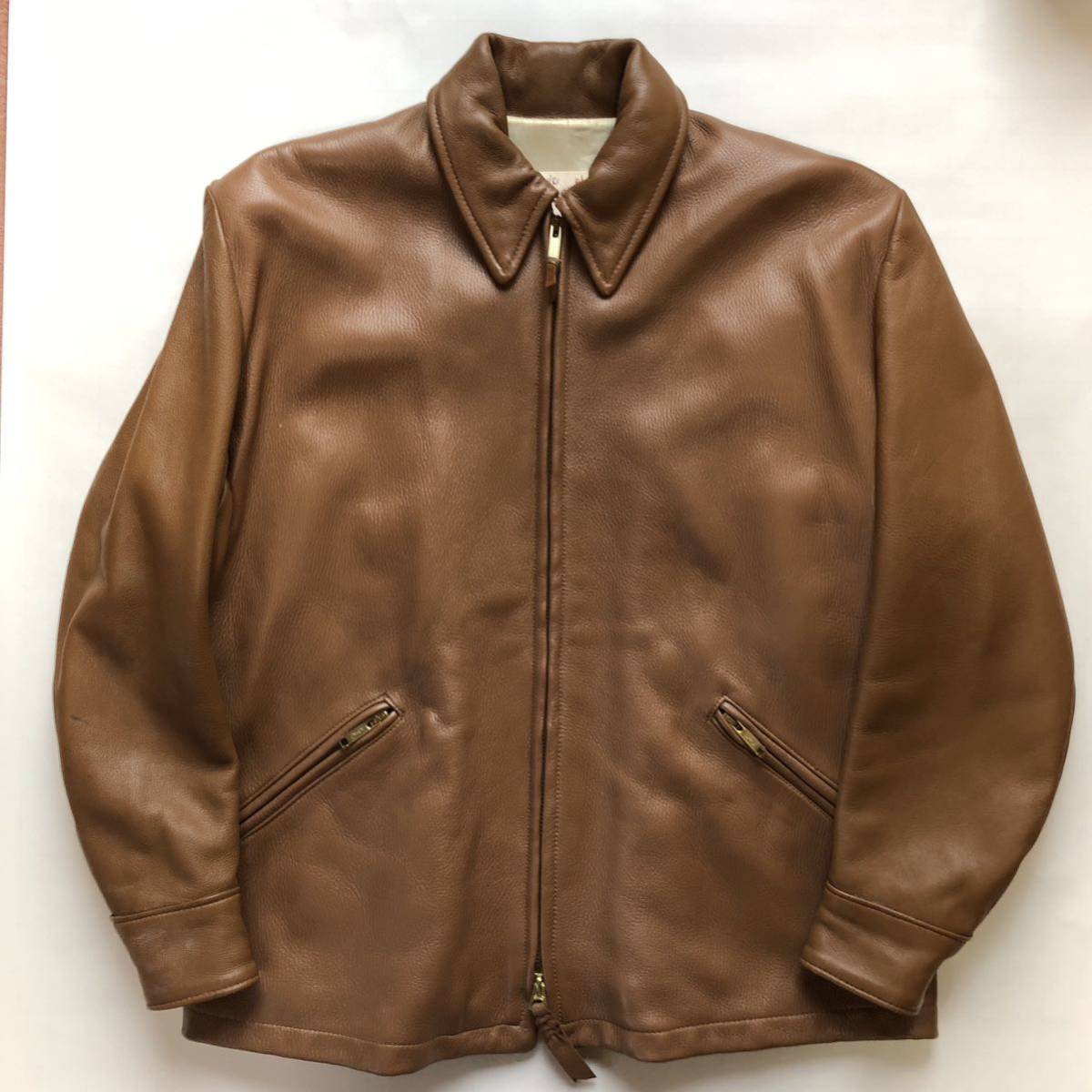 50s THURLOW ヴィンテージ ディアスキン レザージャケット Thurlow 