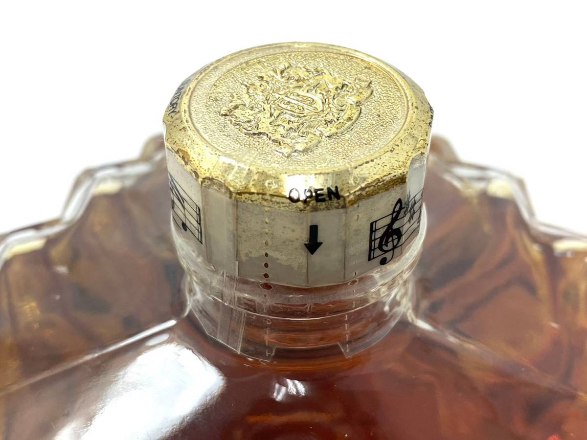 □【未開栓】SUNTORY/サントリー クレスト 12年 HALL 特製ボトル 響型 