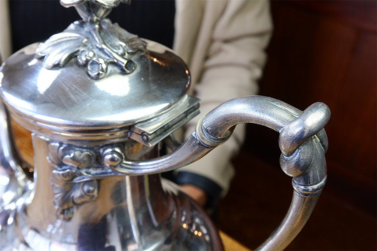 CHRISTOFLE 19世紀 純銀P. SILVER ルイ16世様式 美麗 クリストフル