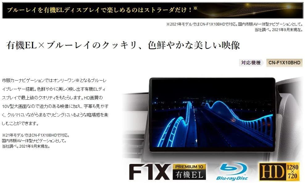 CN-F1X10BHD パナソニック ストラーダ 地図更新無料 有機EL 10型 HD画質 ブルーレイ再生 フローティングカーナビ 10インチ Strada | CN-F1X10BHD&frasl;CN-F1X10HD(2023年10月までの出荷分) 0 CN-F1X10BHD 夕暮れや夜も再現した地図が美麗で見やすい！