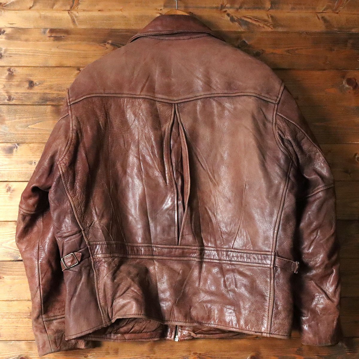 I8S/s12.6-2 CHEVIGNON FLYING WEAR シェビニオン BONDS 本革 