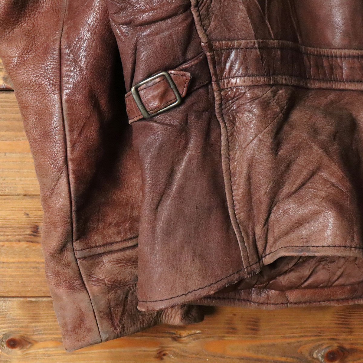 I8S/s12.6-2 CHEVIGNON FLYING WEAR シェビニオン BONDS 本革 