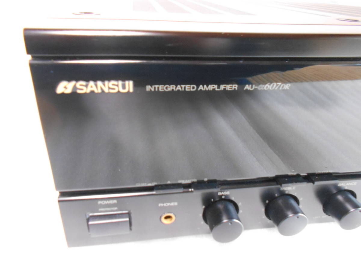 ❇️SANSUI AU-607DR インテグレーテッドアンプ　プリメインアンプ SANSUI AU-α607DR プリメインアンプ メンテナンス済 SANSUI プリメイン