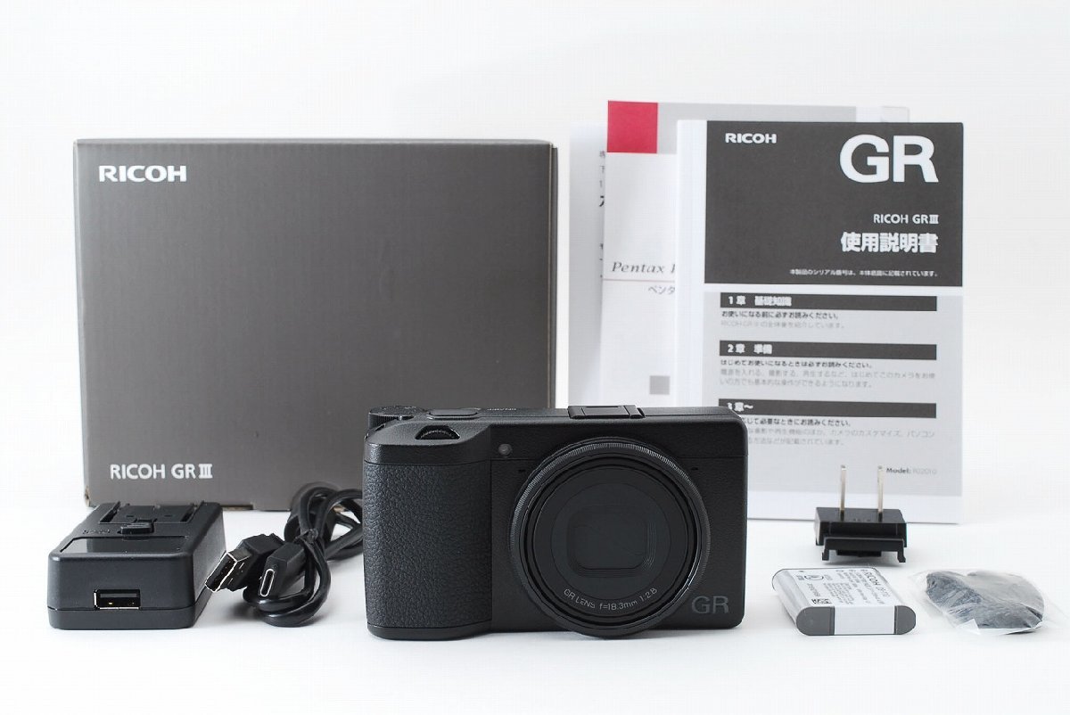 RICOH GR IIIx 3年保証付 ショット数130