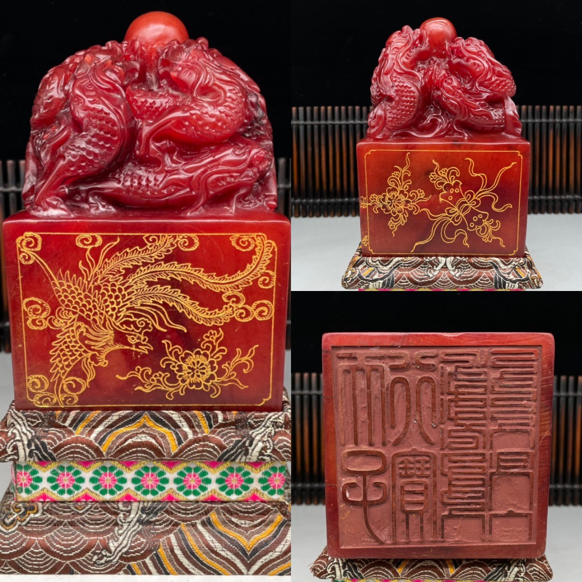 ◇爛◇2 古美術品 江崎造 宝船 27cm 938g 珊瑚鼈甲 唐物骨董 [D204]OQ
