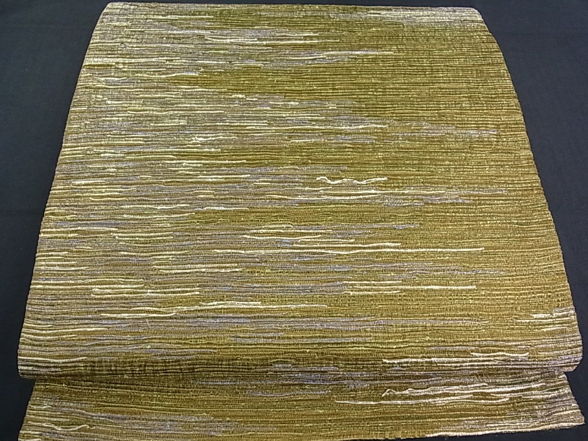 平和屋着物□六通柄袋帯 すくい織 霞文 金糸 pn1538 平和屋2□六通柄