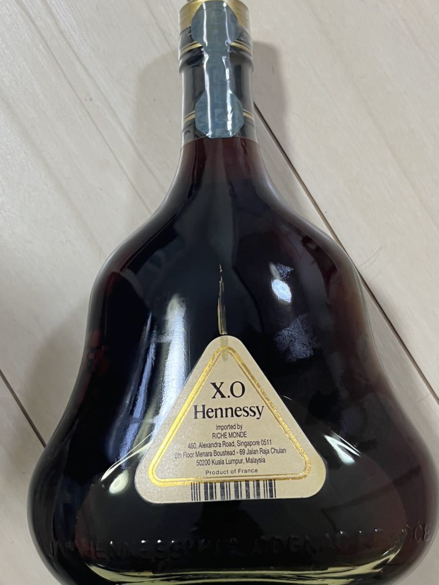 古酒 ヘネシーXO Hennessy 金 フランス ゴールド クリアボトル グリーンボトル ヘネシー キャップ