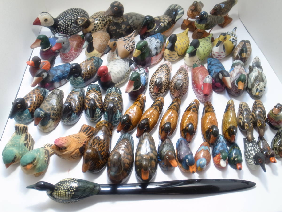 【お買い得，定番】 A 鳥 コレクション 鴨 雀 56点 置物 セット 大量 まとめて バザーフリマ 福袋 置き物 カモ 鉛筆削り ペーパーナイフ(その他)｜売買されたオークション情報、yahooの商品情報をアーカイブ公開 - その他