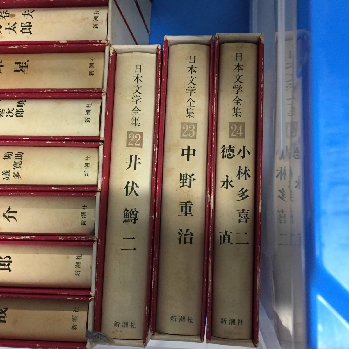○新潮社 日本文学全集 35冊 まとめ セット 夏目漱石 志賀直哉 芥川
