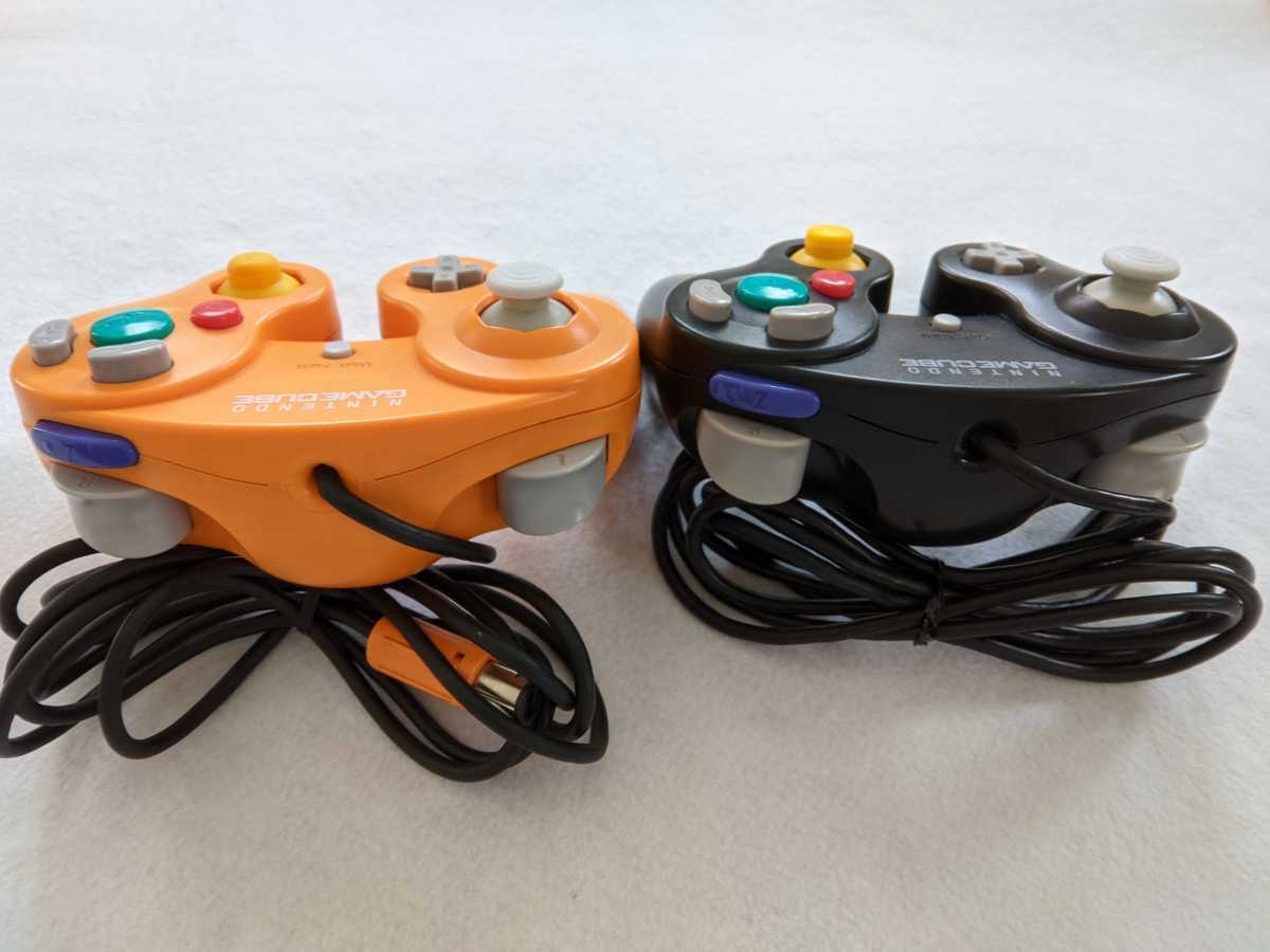 動作確認済】ニンテンドー ゲームキューブ用コントローラー 2個セット