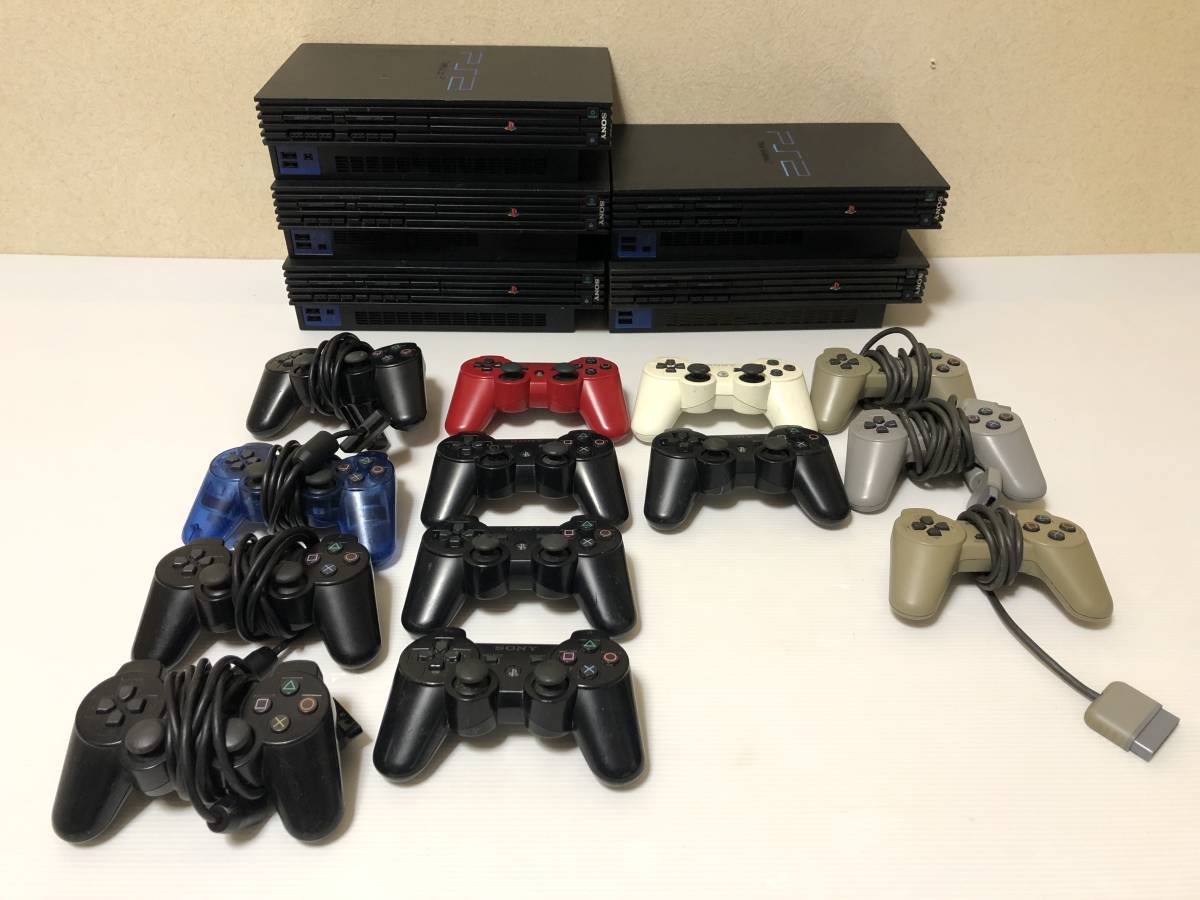 HOT，高品質 12.9.1 SONY ソニー PlayStation2 本体 5台 ＋コントローラー 13個 セット 彡未確認(本体)｜売買されたオークション情報、yahooの商品情報をアーカイブ公開 - オークファン 本体、アクセサリー