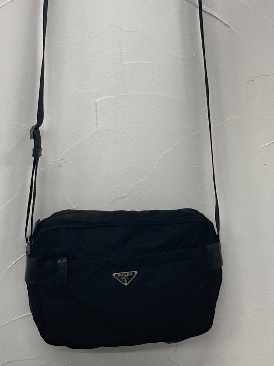 ☆ PRADA プラダ ショルダーバッグ ナイロン ブラック PRADA 【公式通販】