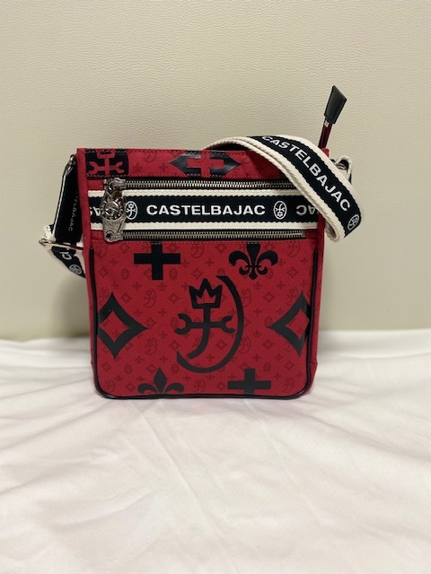 セール，大人気 カステルバジャック CASTELBAJAC ショルダー バッグ レッド系 メンズ(男性用)｜売買されたオークション情報、yahooの商品情報をアーカイブ公開 - オークファン 男性用