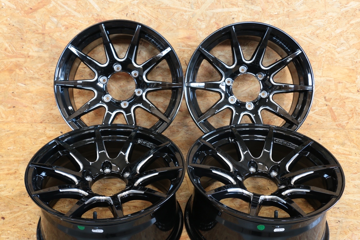 FENICE X XC10 １7インチ 8.0J＋20 6/139.7 グロスブラックマシニング ４本セット 新品 ハイラックス、ランクルプラド120/150用