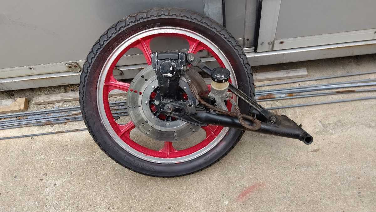Z400FX 足回り スイングアーム ホイール リア ハブ キャリパー