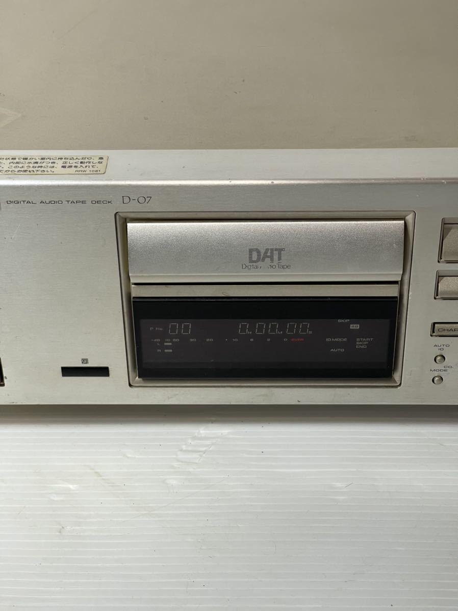新品，人気】 Pioneer パイオニア DATデッキ D-07A