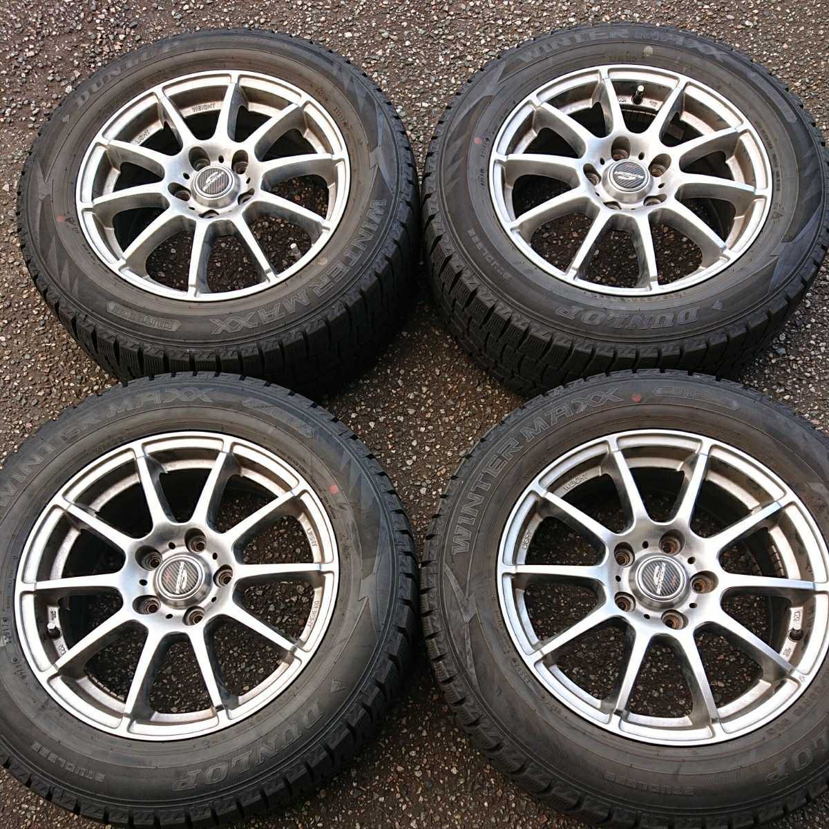 100%新品，定番 801-4 スタッドレスタイヤ 4本 2017年製 約7分山 215/60R16 ダンロップ ウィンターマックス WM02(スタッドレスタイヤ)｜売買されたオークション情報、yahooの商品情報をアーカイブ公開 - オークファ 5穴