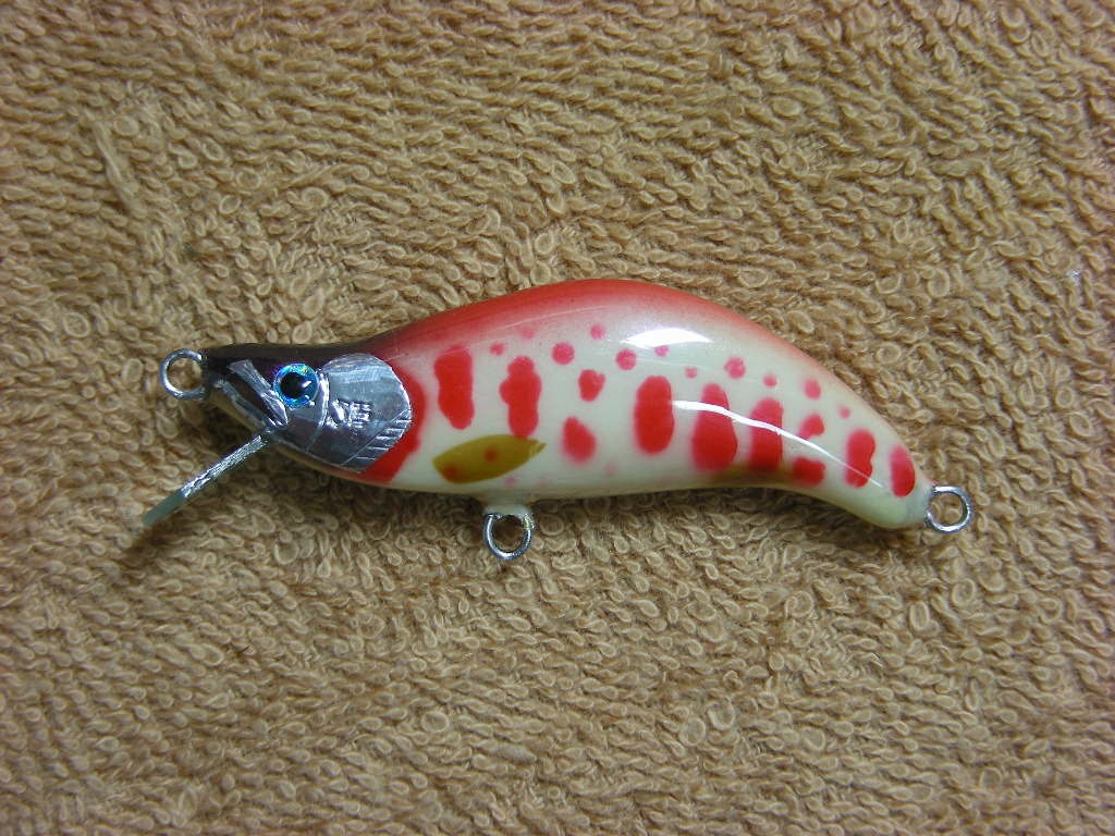 新品未使用　MHL　ハンドメイドルアー　standard 50S　レッドヤマメ y34 阜鵜 ハンドメイドミノー グロー赤ヤマメ 50s4.7g 【公式通販】