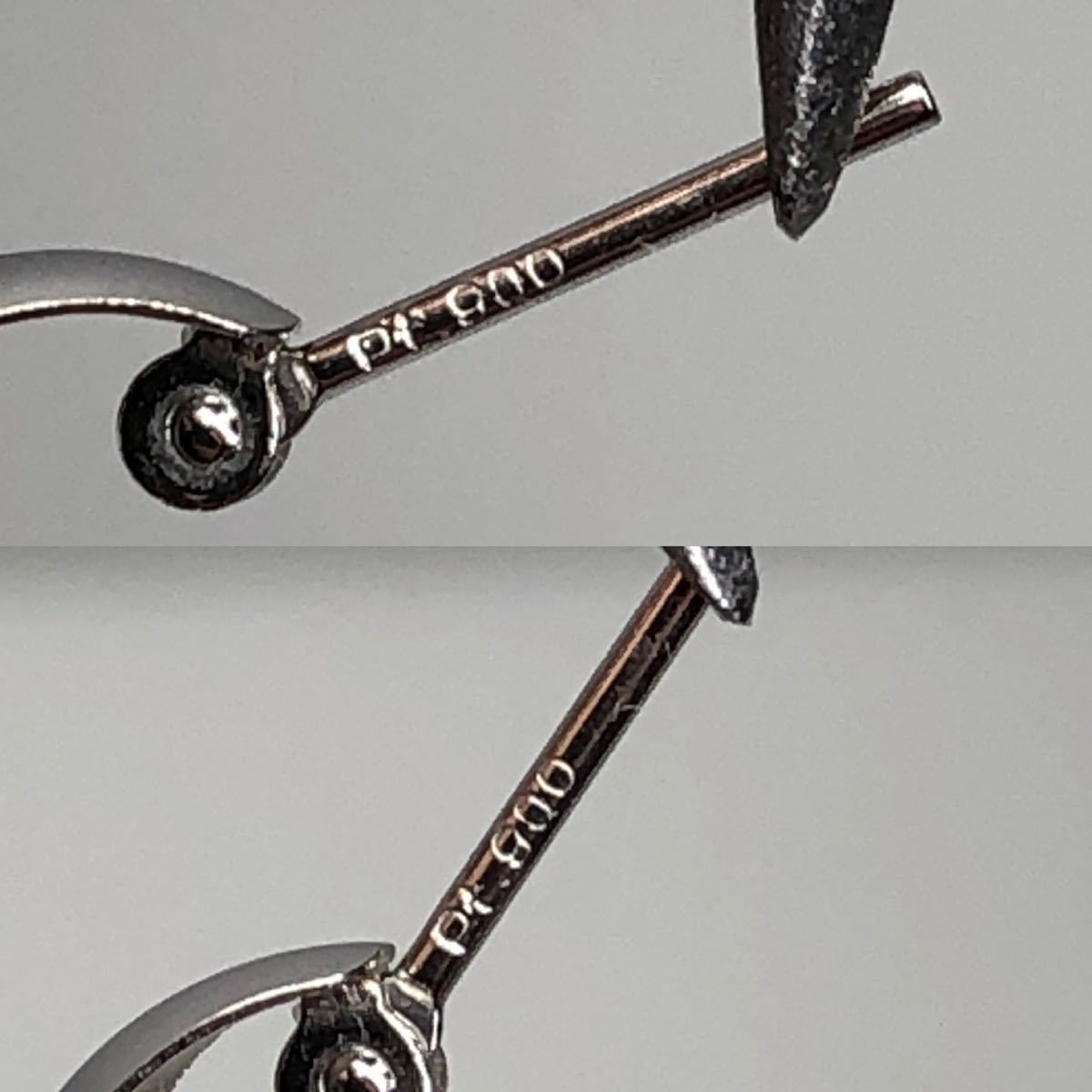 pt900 プラチナ フープピアス 510 ペア プラチナ フープピアス pt900