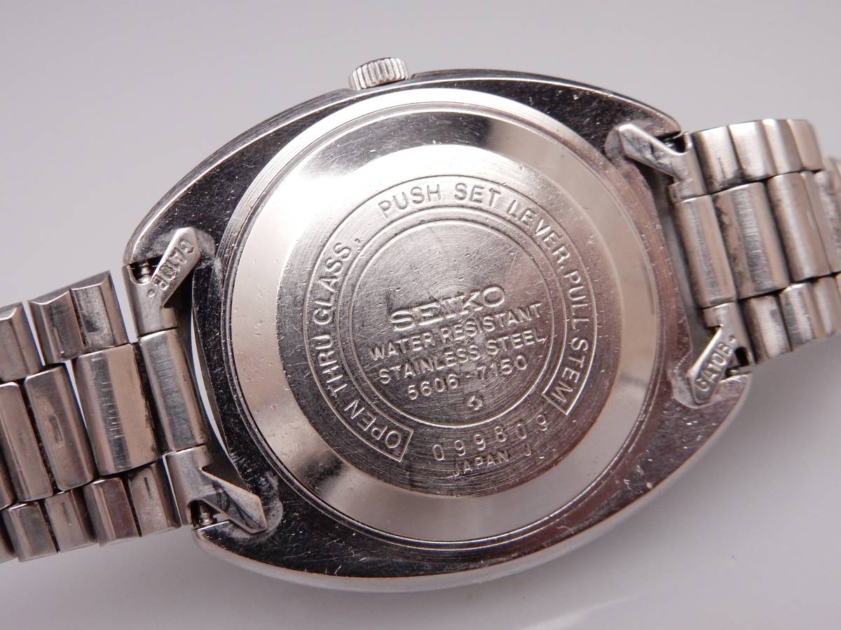 日差無し 五面カットガラス SEIKO セイコー LM ロードマチック 5606
