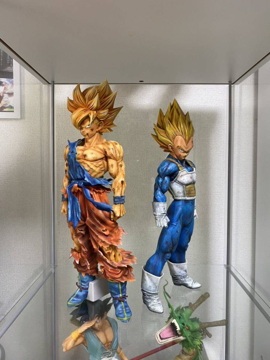 ドラゴンボール 孫悟空 ベジータ フィギュア リペイント 髪色変更