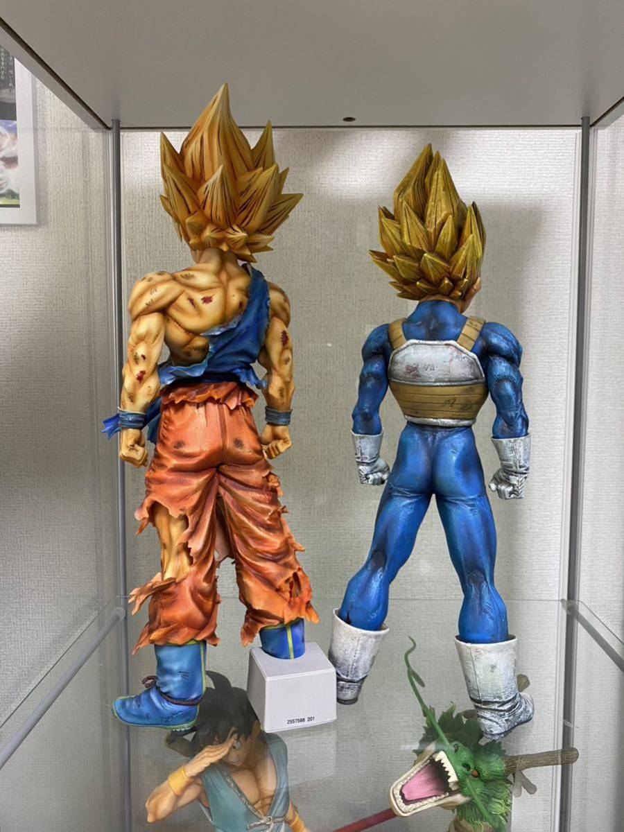 ドラゴンボール 孫悟空 ベジータ フィギュア リペイント 髪色変更