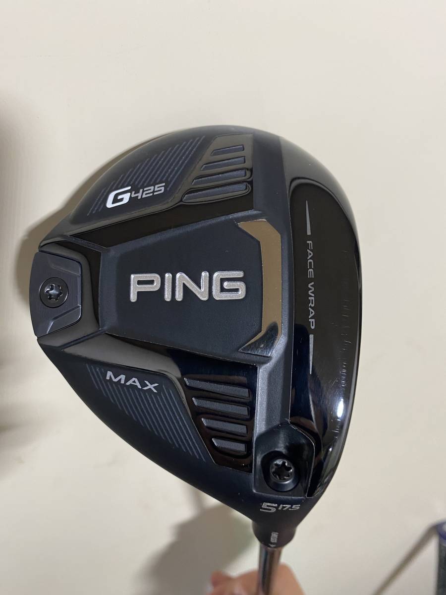 PING ピン G425 MAX フェアウエイウッド 5W 17.5° ヘッドのみ　日本仕様　ヘッドカバー、レンチ付き