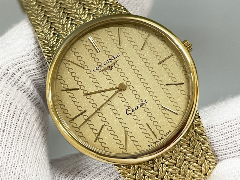 LONGINES ロンジン L761.2 修理前提品 ゴールドカラー 2針 クオーツ 