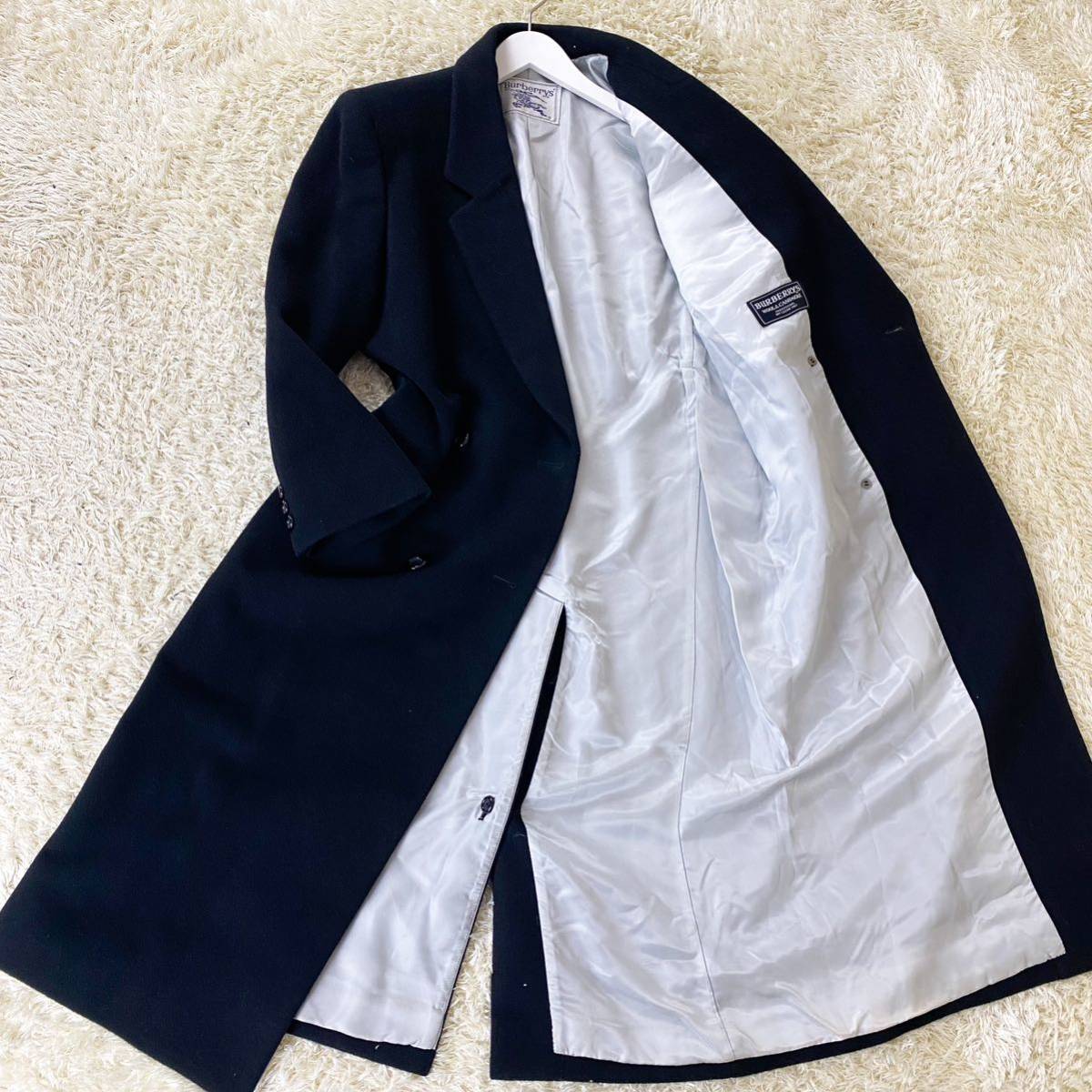定価50万！】Burberry バーバリー 白タグ カシミヤ100% ロングコート 