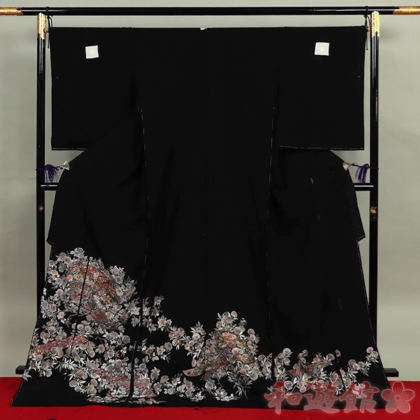 カウンター活動 【和遊館】EHF1002 「蘇州刺繍」浜ちりめん高級黒留袖