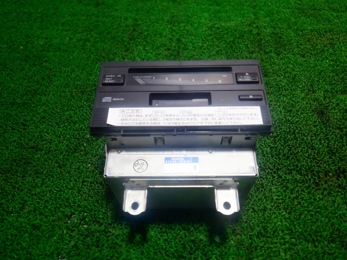 売り切り JZS175 クラウン 6連 CDチェンジャー 86120-3A711 89030-30042 動作OK 動画あり 04-12-01-520 B2A-2 スリーアール長野