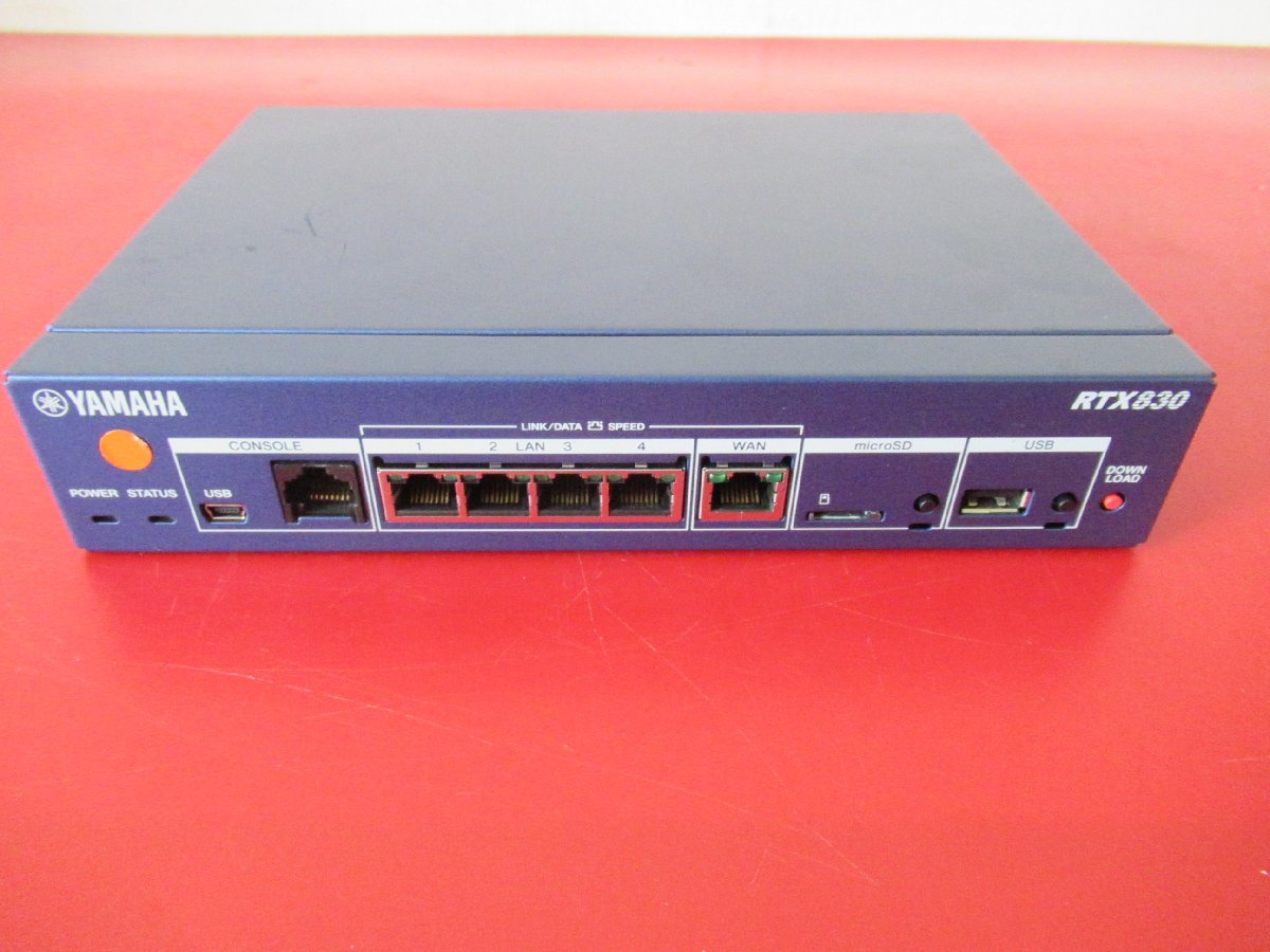 RTX830 YAMAHA ヤマハ ギガアクセスVPNルーター | ギガアクセス VPN 