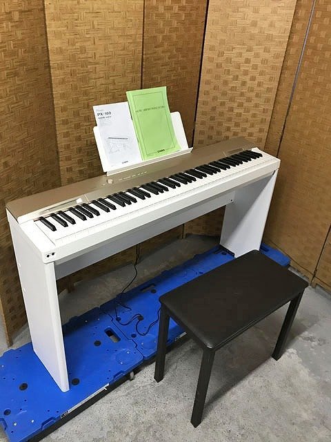 ぴあのページ TPE60873大 CASIO カシオ Privia プリヴィア 電子ピアノ PX-160GD 椅子