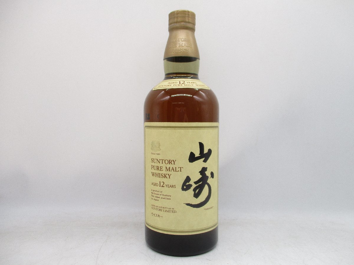 SUNTORY PURE MALT WHISKY サントリー ピュアモルト ウイスキー 山崎