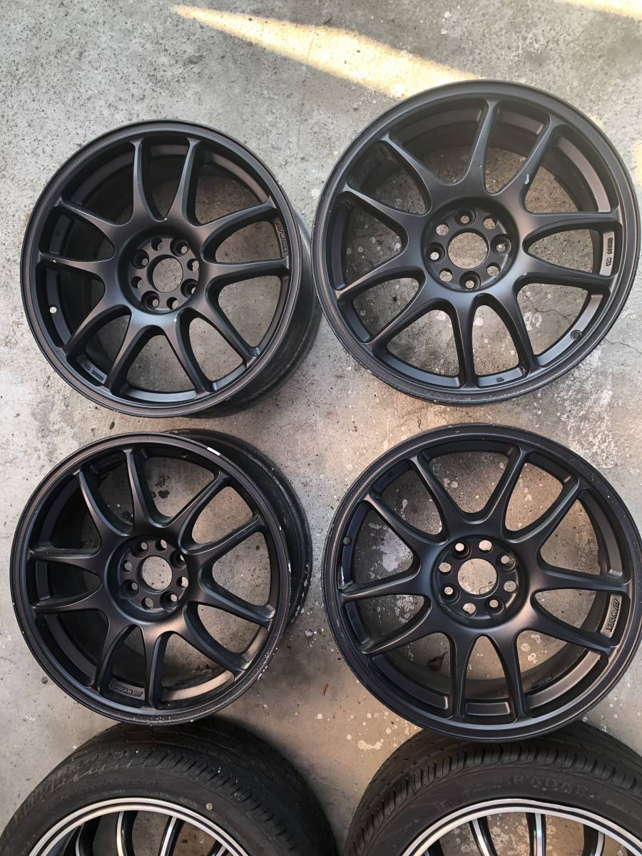 定番，定番人気 WORK EMOTION CR KAI 17インチ 7JJ PCD100 4H +42 塗装品 補修前提 ジャンク扱い 塗装におすすめ(社外品)｜売買されたオークション情報、yahooの商品情報をアーカイブ公開 - オークファン 4穴