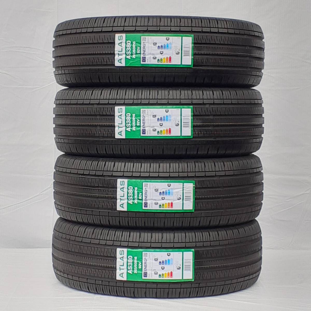 205/60R16 92V ATLAS AS380 22年製 送料無料 4本セット税込 20，800 より 1